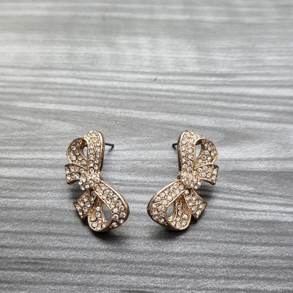 BaubleBar Jewelry - Sugarfix by Baublebar Rhinestone Bow Earrings